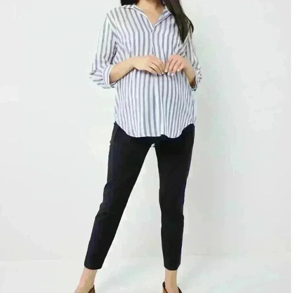 MOTHERHOOD Curie Secret Fit Belly Twill Slim Ankle Pants Size Large EXC CON - Picture 2 of 11